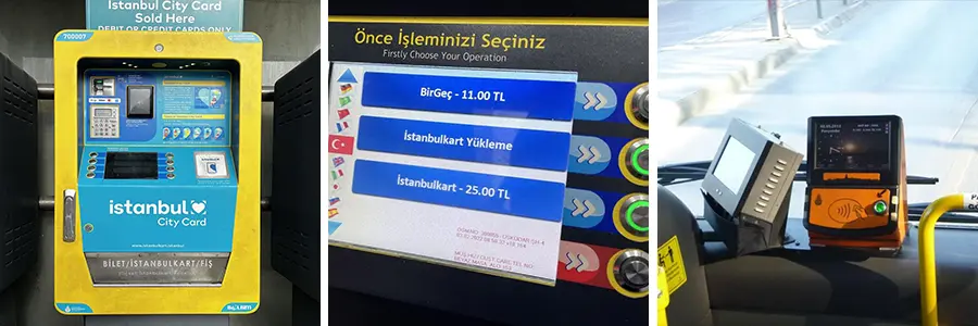 Карта общественного транспорта в Стамбуле
